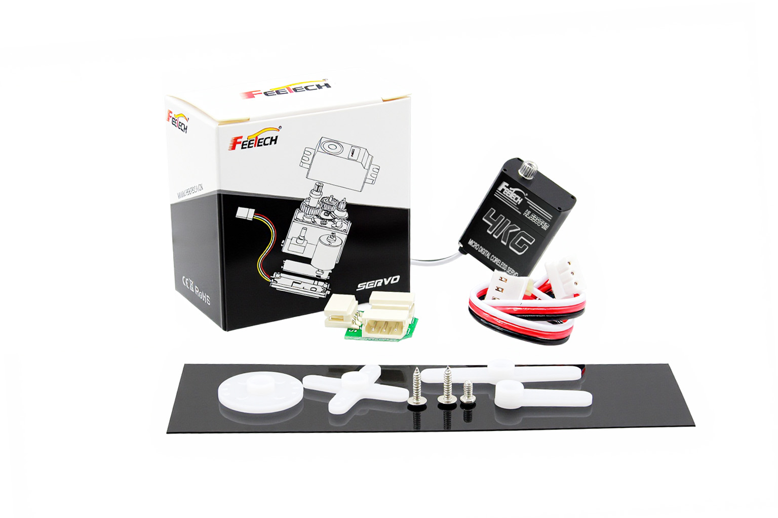 6V 4kg.cm 磁编码360度串行总线舵机