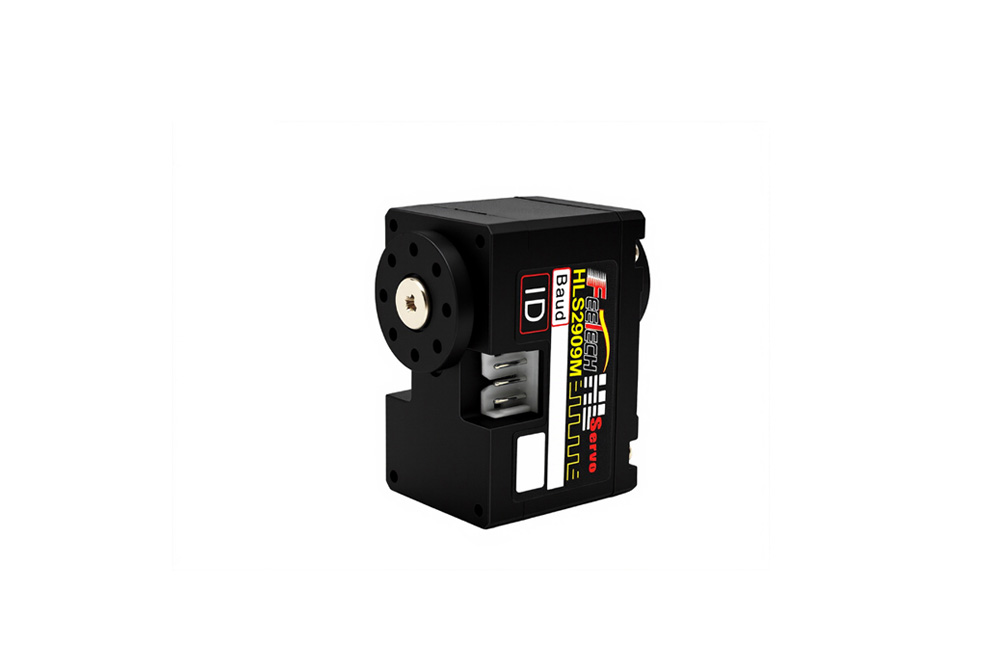 12V 9kg.cmTTL塑胶壳铁芯电机金属齿360度磁编码双轴TTL串口舵机